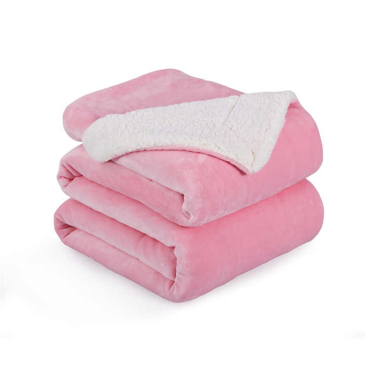 China Nice Quality Drop Shipping Modern Style Comfortable Super Plush Home Sherpa Fleece Blanket